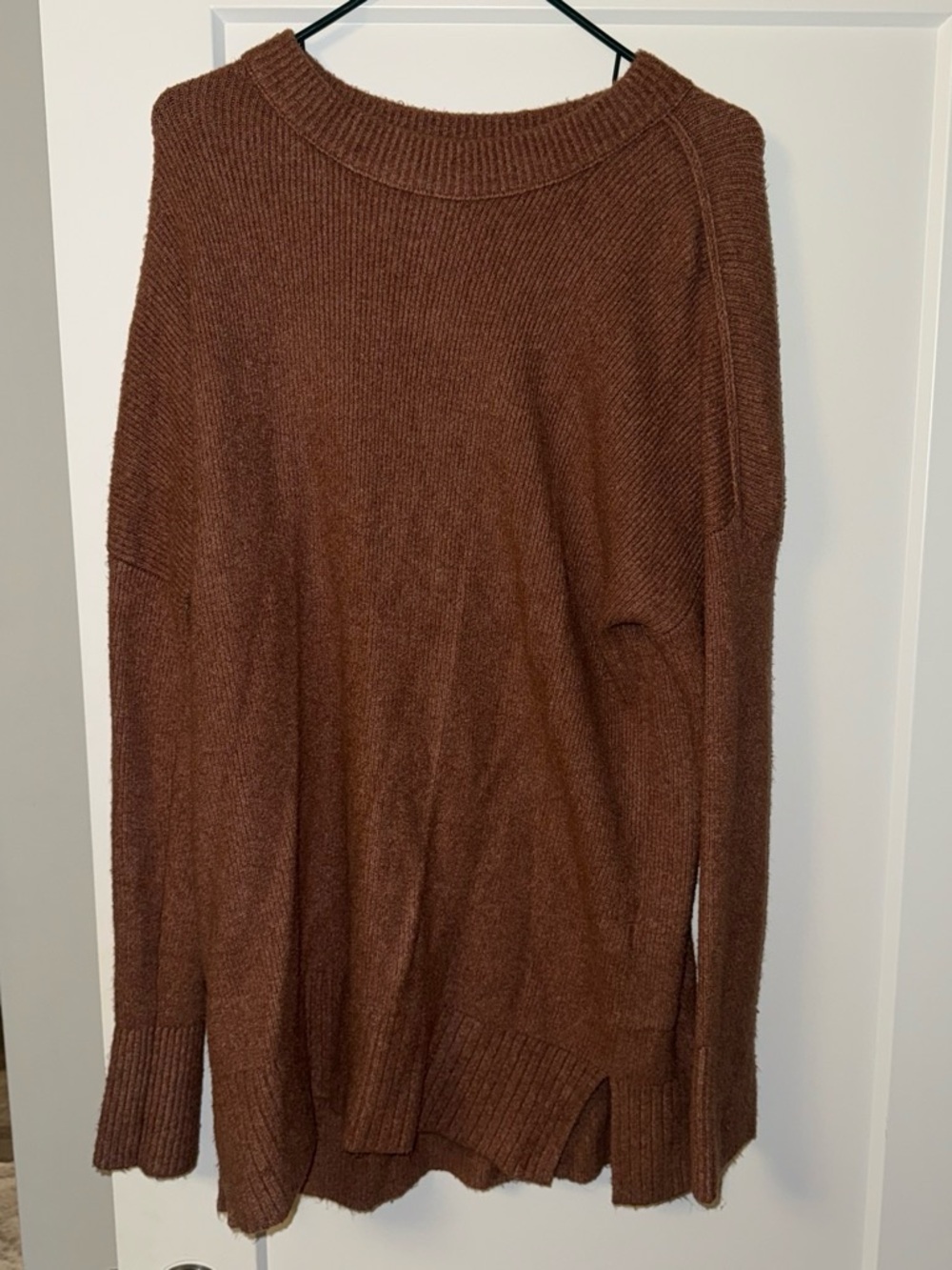 Abercrombie & Fitch Women's Rust Crewneck Sweater